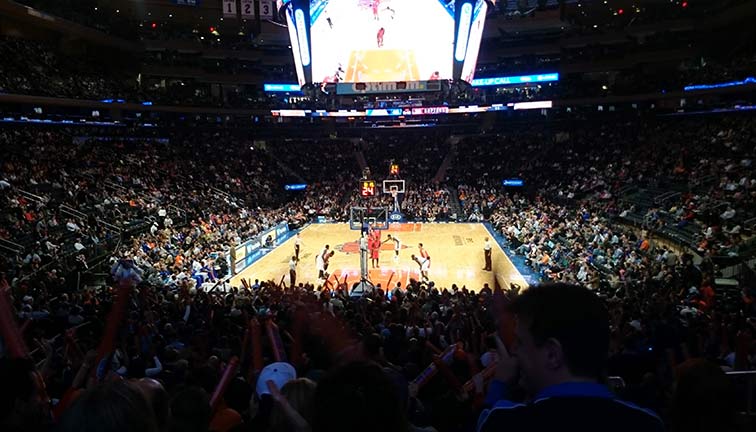 Madison Square Garden bästa sektioner och platser